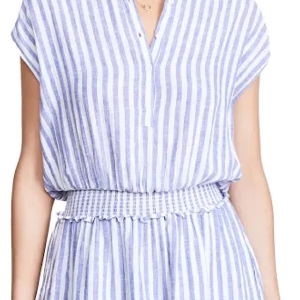 EUC Rails Angelina Blue & White Striped Linen Sundress Size S - Picture 10 of 11